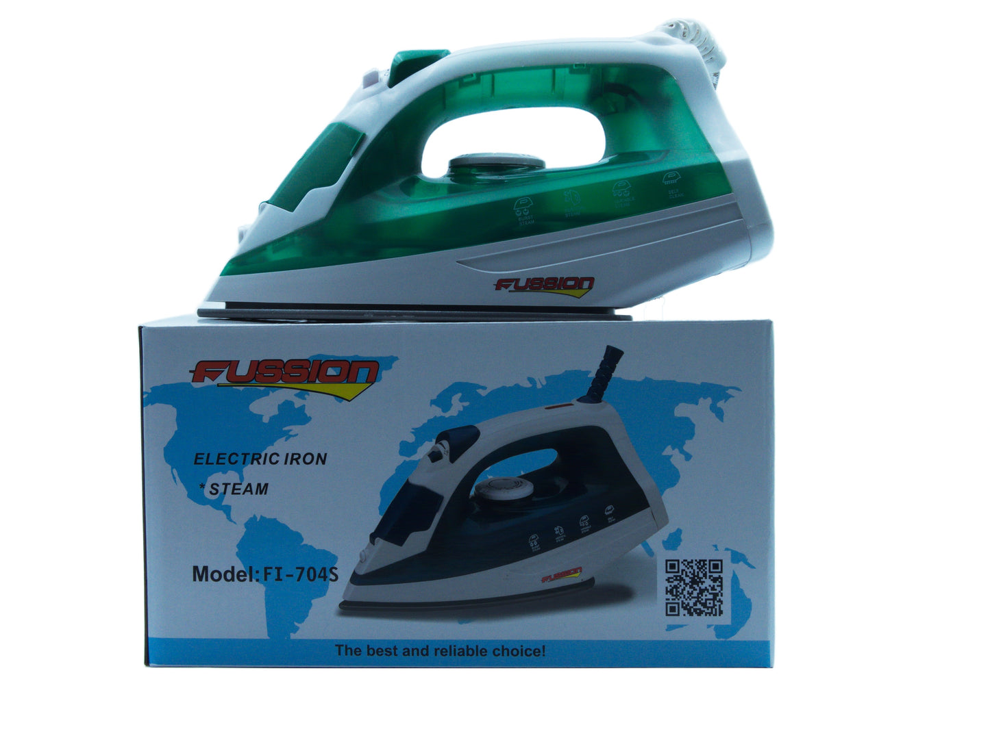 Fussion FI-701S Steam Iron 1200 W - Dry & Steam Function