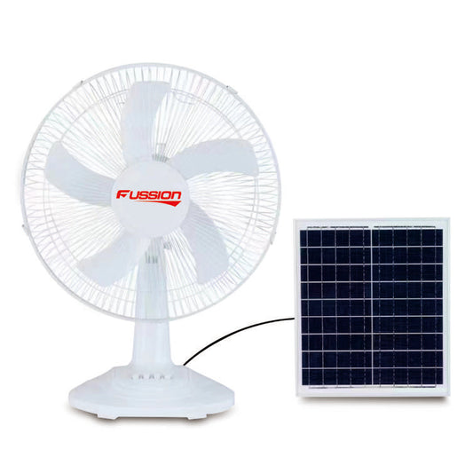 Fussion Solar Rechargeable 16"Inch Stand Fan FT62