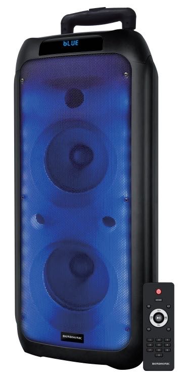 Bondsonic Double 8'' Super Bass Trolley Speaker (Clean sound & Bass) MIC-0084