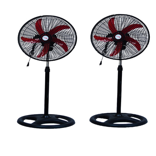 Fussion FT-45 18" Stand Fan - Twin Pack (2 Fans)
