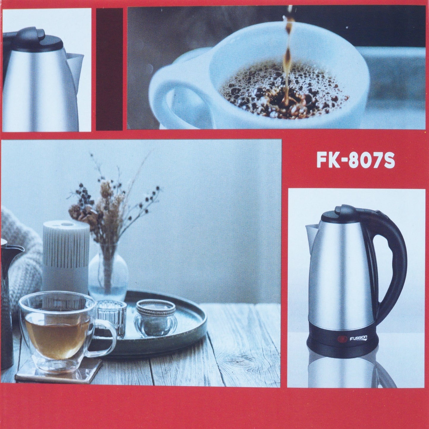 Fussion 1.8L Cordless Water Kettle - FK-807S