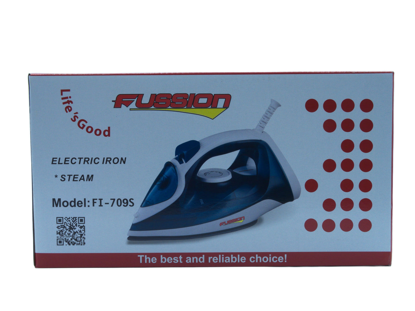 Fussion FI-709S Steam Iron 2200 W - Dry, Steam & Spray Function