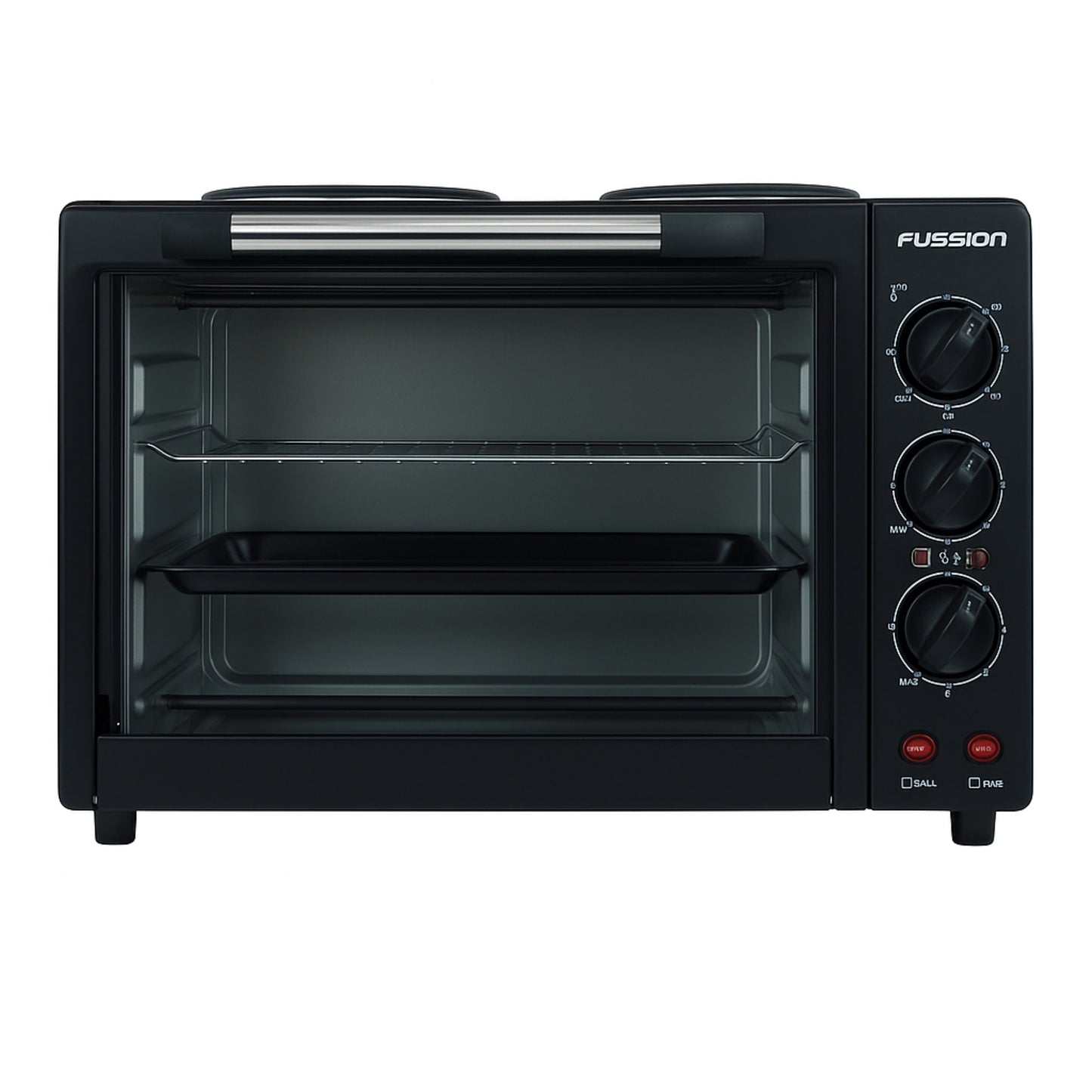 Fussion 32L Electric Oven with 2 Integrated Cooking Plates - TY320CK