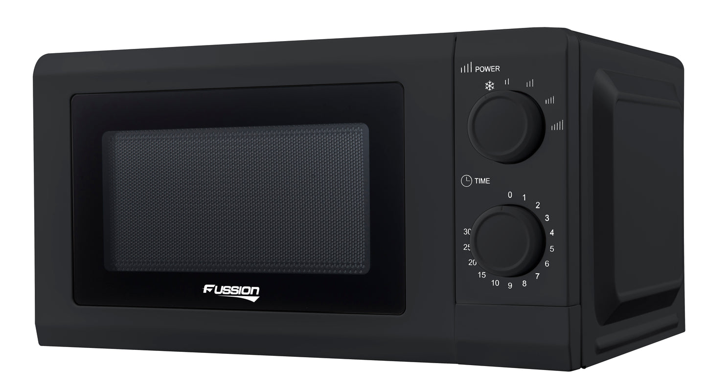 Fussion 20L Electronic Microwave Oven - Black
